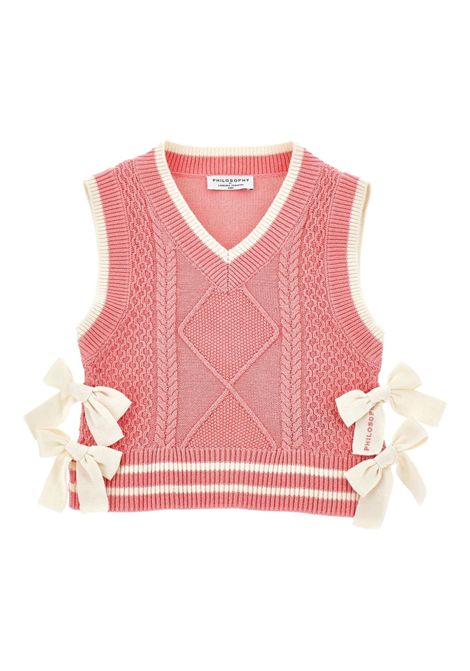 Gilet con fiocchi PHILOSOPHY KIDS | I9G306 70340093
